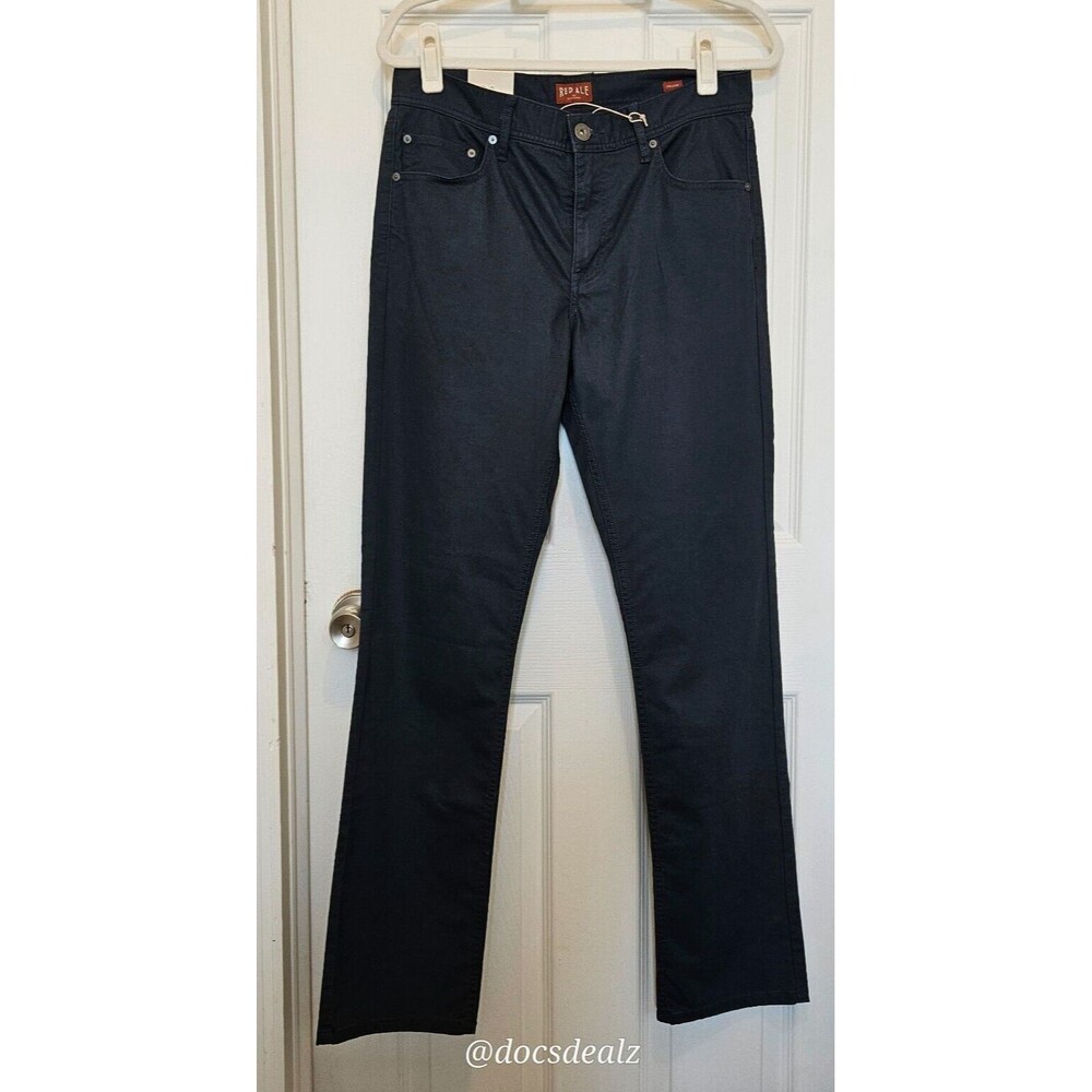 Red Ale by Alesbury Navy Jeans Straight Fit Men's Size 30 x 34